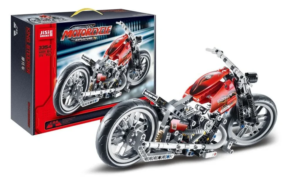 Конструктор "Мотоцикл Харлей" Harley 378 деталей - фото 1 - id-p215333222