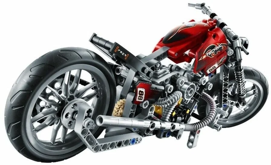 Конструктор "Мотоцикл Харлей" Harley 378 деталей - фото 4 - id-p215333222