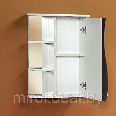 Шкаф с зеркалом для ванной Акваль Милана 50 / AM.04.50.00.R - фото 2 - id-p215334432