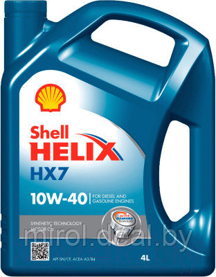 Моторное масло Shell Helix HX7 10W40 - фото 1 - id-p215334513