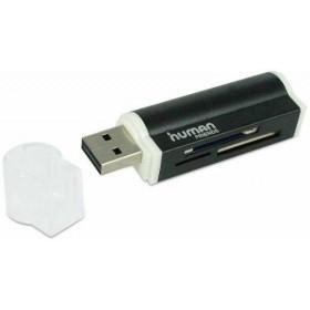 USB 2.0 Card reader CBR Human Friends Lighter Black, Multi Card Reader - фото 1 - id-p215336539