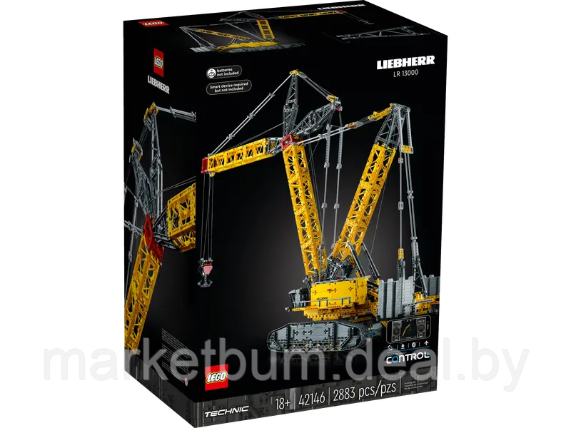 Конструктор LEGO Technic 42146, Гусеничный кран Liebherr LR 13000. - фото 2 - id-p215322080