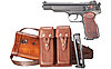 Подсумок на 4 магазина для пистолета Стечкина (раритет, СССР). Категория 2., фото 7