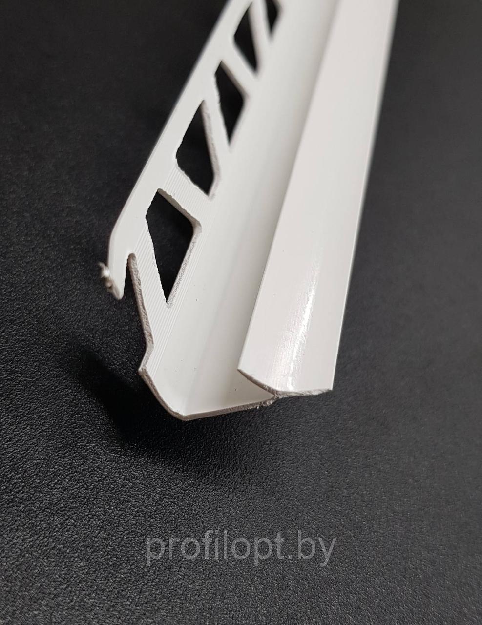 Уголок (раскладка) для плитки внутренний ПВХ 10 мм., 2,5м. Белый - фото 3 - id-p215337363