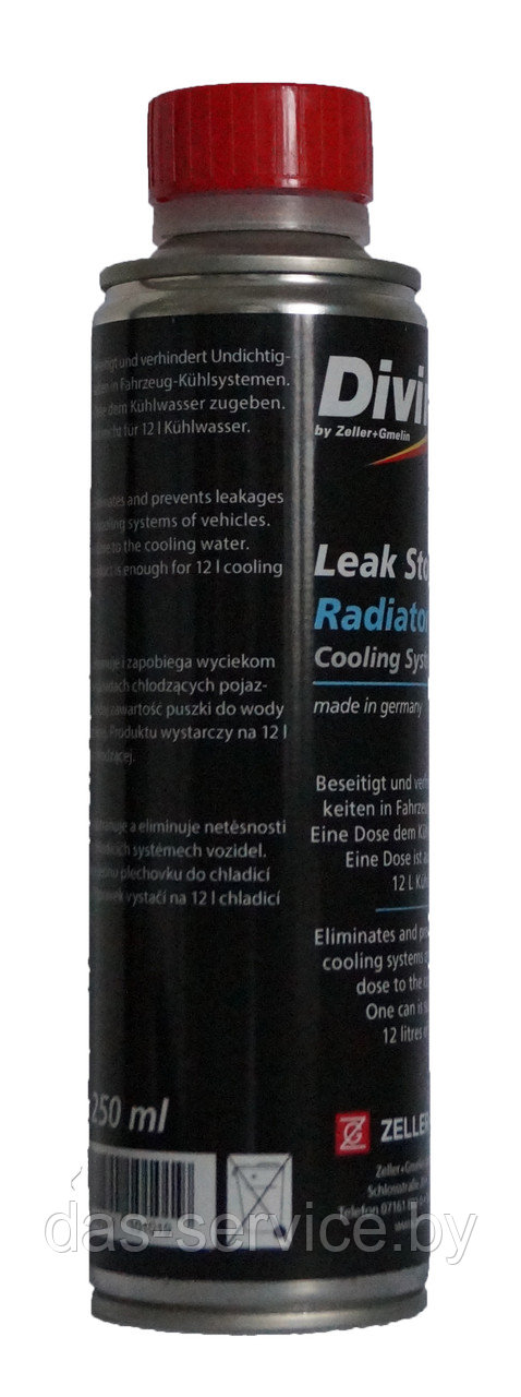 Герметик Divinol Radiator Leak Stop (жидкий герметик для контура охлаждения) 250 мл. - фото 3 - id-p215337390