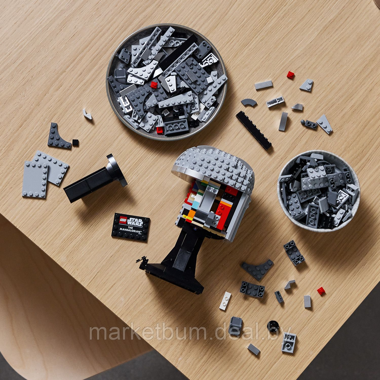 Конструктор LEGO Star Wars 75328, Шлем Мандалорца - фото 6 - id-p215338087