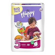 Подгузники для детей Bella Baby Happy Junior (12-25 кг., Размер 5, 58 шт.)