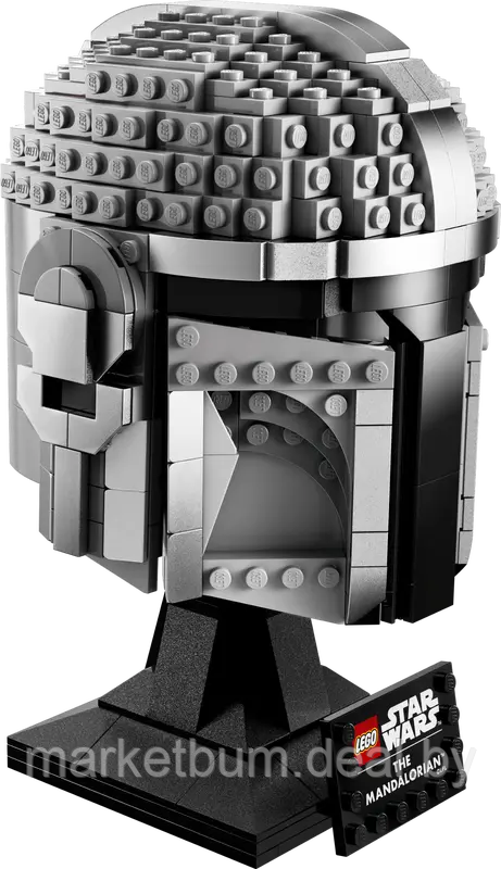 Конструктор LEGO Star Wars 75328, Шлем Мандалорца - фото 4 - id-p215338087