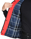Жилет СИРИУС-ЗОДИАК утепленный с капюшоном красный с флисовой подкладкой, фото 5