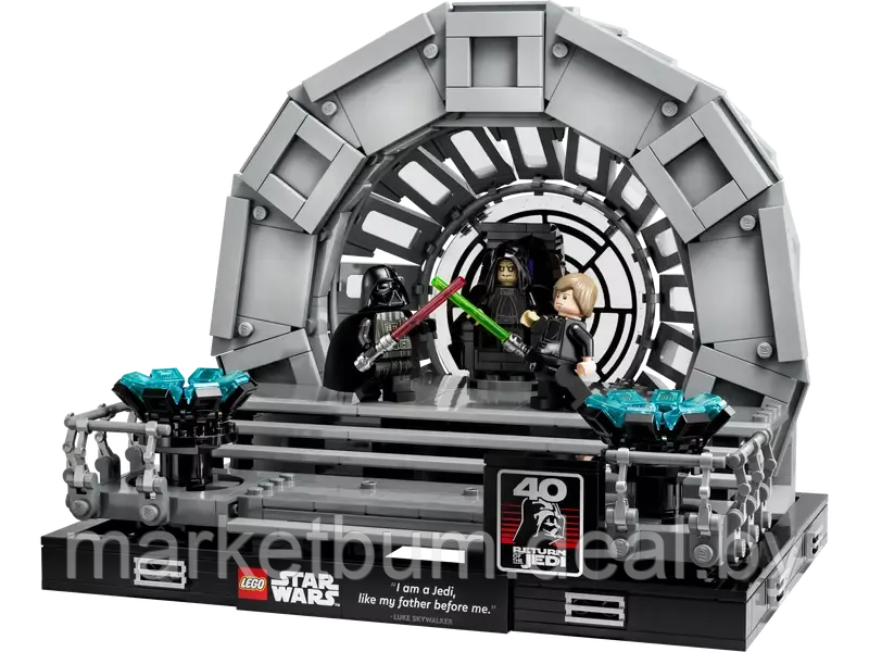 Конструктор LEGO Star Wars 75352, Диорама Тронный зал императора. - фото 3 - id-p215338398