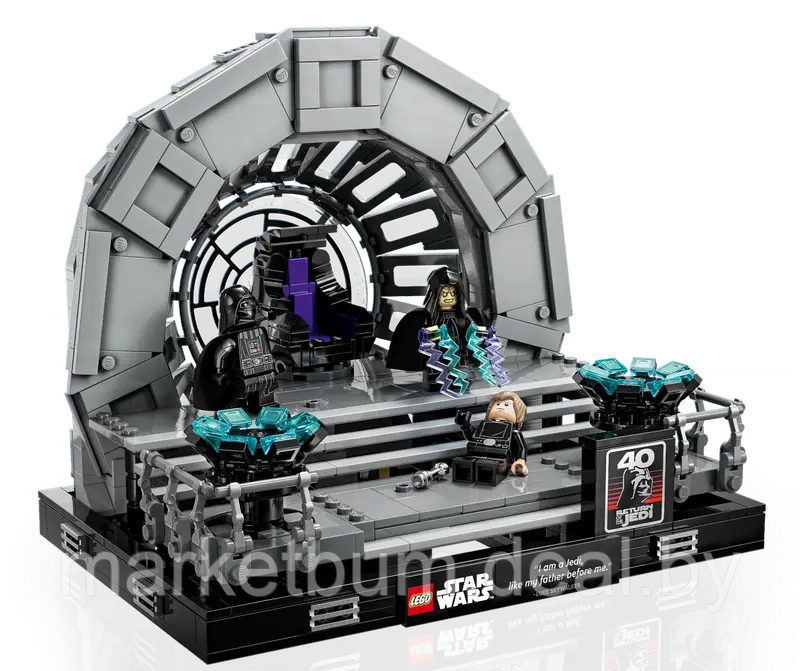 Конструктор LEGO Star Wars 75352, Диорама Тронный зал императора. - фото 7 - id-p215338398