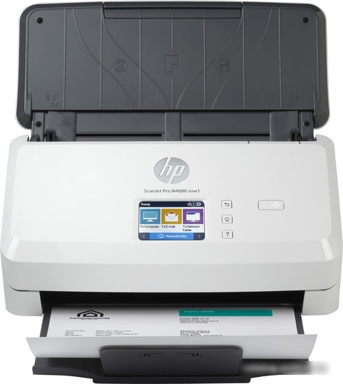 Сканер HP ScanJet Pro N4000 snw1 6FW08A - фото 1 - id-p215338506