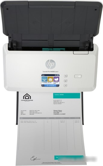 Сканер HP ScanJet Pro N4000 snw1 6FW08A - фото 4 - id-p215338506