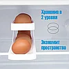 Контейнер для яиц в холодильник автоматический, подставка для яиц Ege Dispenser, фото 4