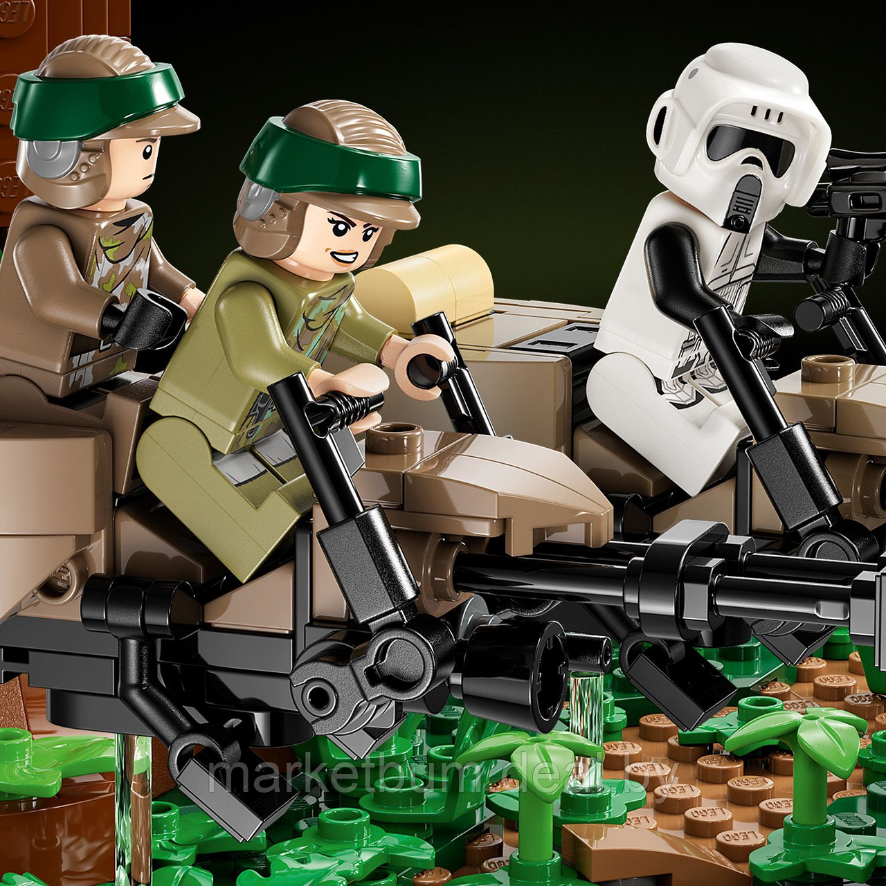 LEGO Star Wars 75353, Диорама "Погоня на спидере Эндора." - фото 5 - id-p215338803