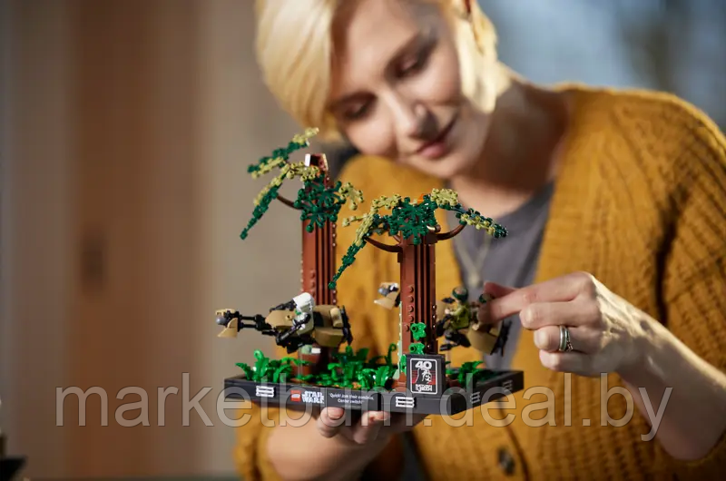 LEGO Star Wars 75353, Диорама "Погоня на спидере Эндора." - фото 8 - id-p215338803