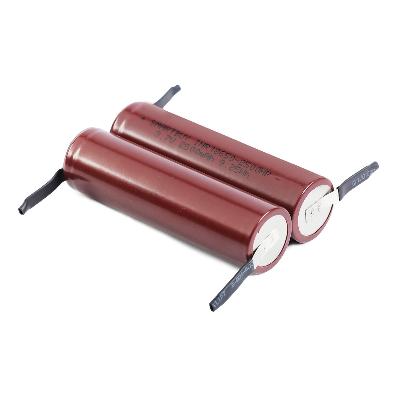 Аккумулятор 18650 2500mAh высокотоковый - Smartbuy SBBR-18650-1S2500HP, 3.7v, 18А, Li-Ion, с выводами, плоск + - фото 8 - id-p215338903