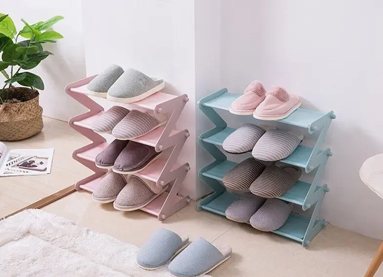 Органайзер для обуви 4 полки Shape Shoe rack | Стеллаж для хранения обуви | Стойка под обувь - фото 5 - id-p215353155