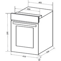 Электрический духовой шкаф HOMSair OEF451WH - фото 2 - id-p215353740