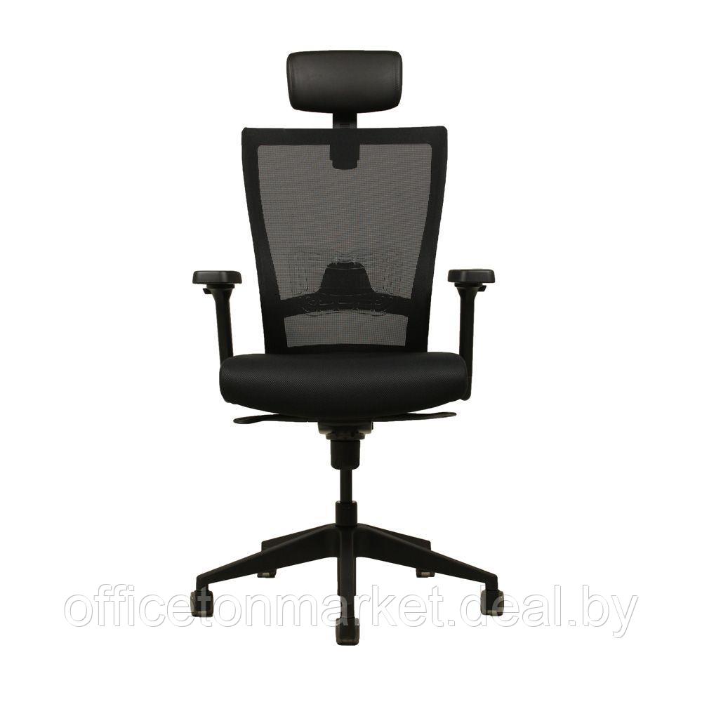 Кресло для руководителя "Art line", ткань, пластик, черный - фото 1 - id-p215353829