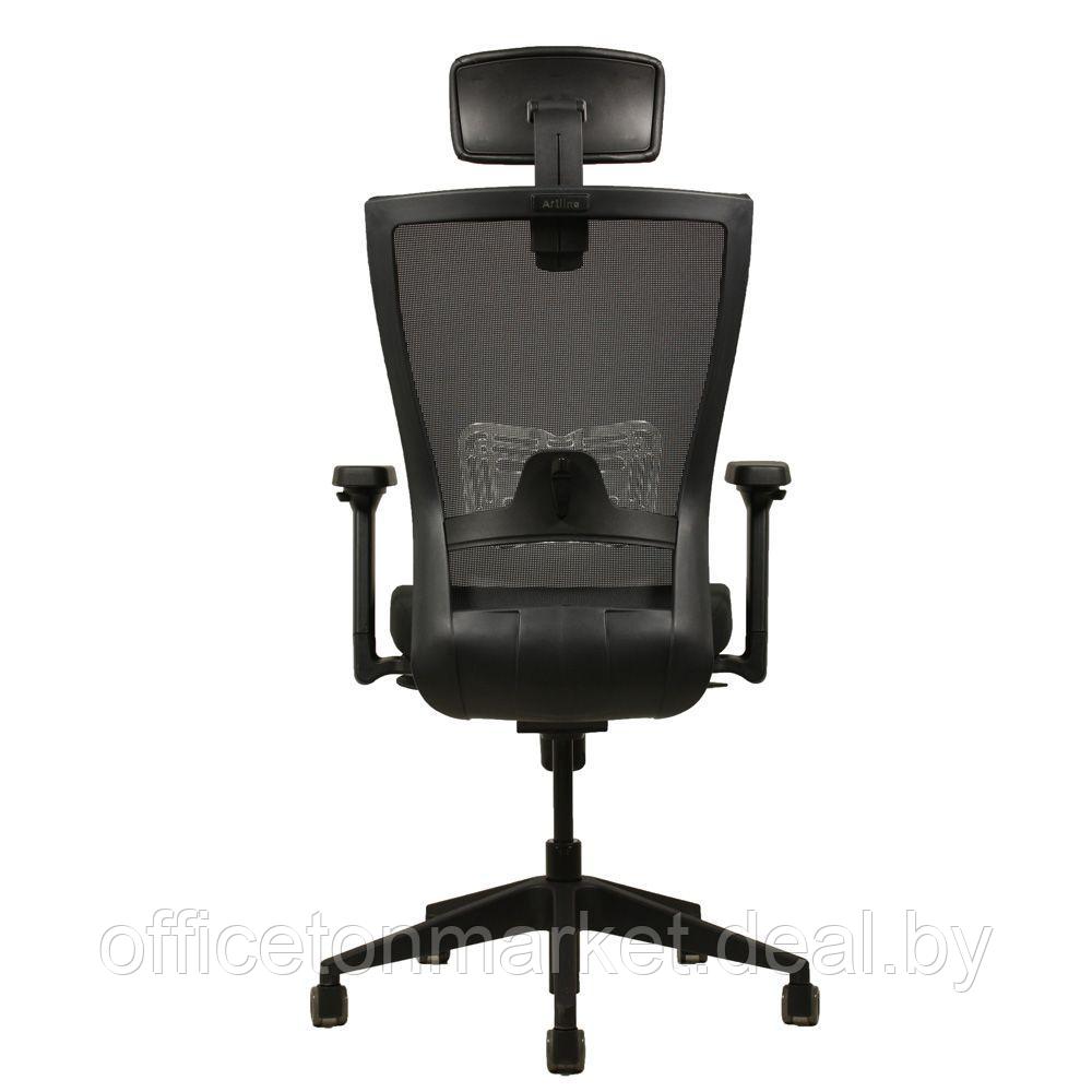 Кресло для руководителя "Art line", ткань, пластик, черный - фото 4 - id-p215353829