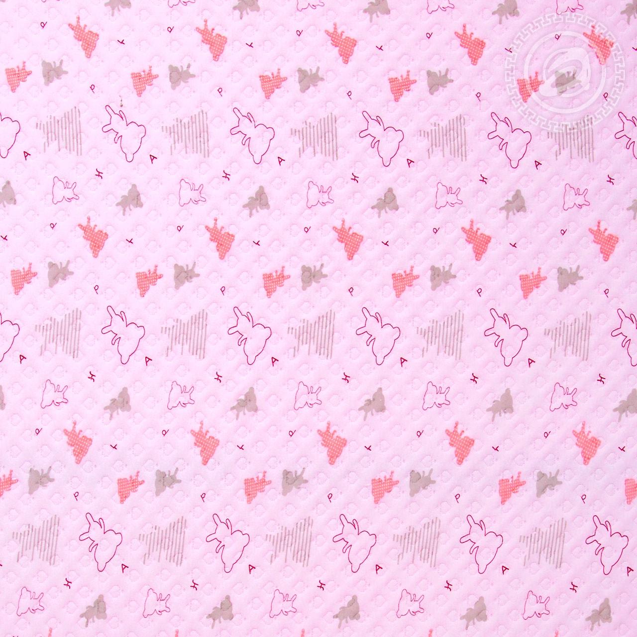 Детское одеяло-покрывало трикотажное 140х200 Мишки-малышки розовый "АртПостель" 2281 - фото 2 - id-p215355675