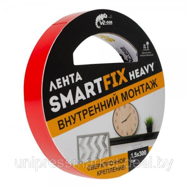 Скотч 15-300 монтажный сверхсильный, прозрачный арт. SFV1530T W-con SmartFix HEAVY