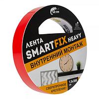 Скотч 15-300 монтажный сверхсильный, прозрачный арт. SFV1530T W-con SmartFix HEAVY