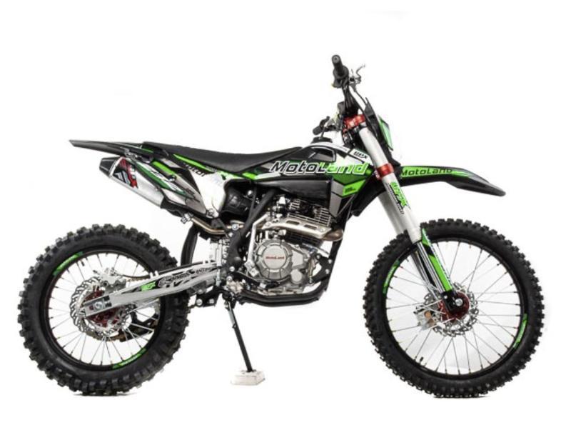 Мотоцикл Кросс Motoland XT300 HS (172FMM) (BB-300cc) зеленый - фото 1 - id-p215357278
