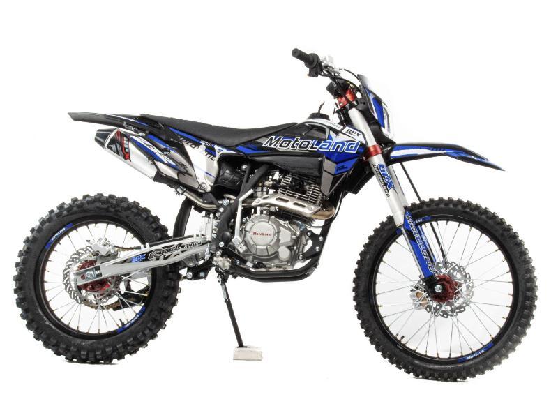 Мотоцикл Кросс Motoland XT300 HS (172FMM) (BB-300cc) синий - фото 1 - id-p215357279