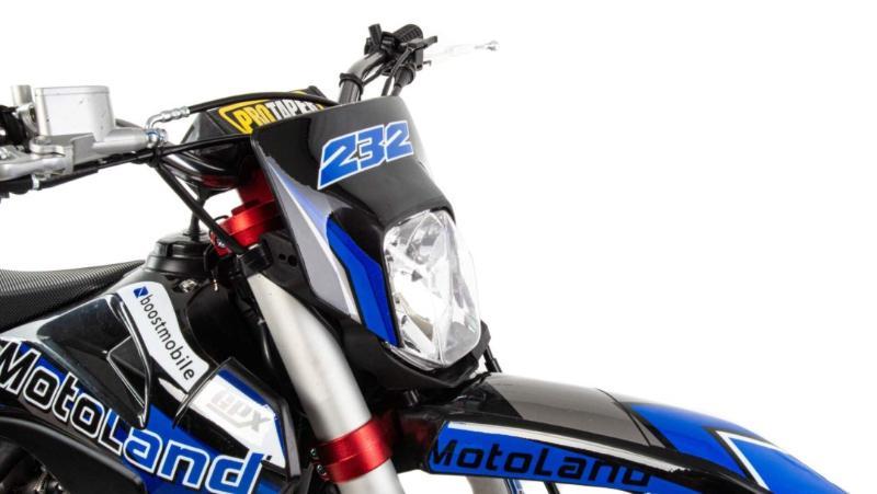 Мотоцикл Кросс Motoland XT300 HS (172FMM) (BB-300cc) синий - фото 10 - id-p215357279