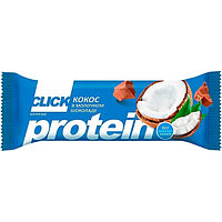 Батончик фруктовый Click Protein Кокос в молочном шоколаде 40г