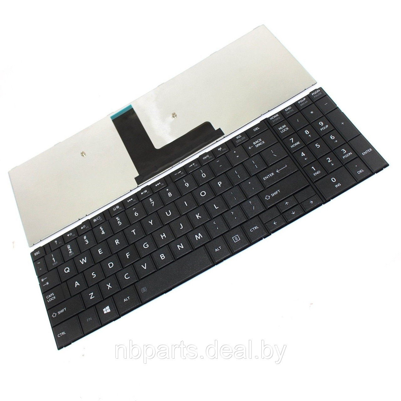 Клавиатура для ноутбука Toshiba Satellite C50-B, чёрная, RU - фото 1 - id-p111763135