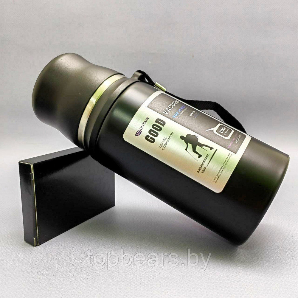 Термос вакуумный 600 мл. Vacuum Cup из нержавеющей стали, чашка, клапан - фото 7 - id-p215357870