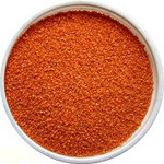 Песок цветной 0,4 мм (кварцевый) оранжевый  1 кг