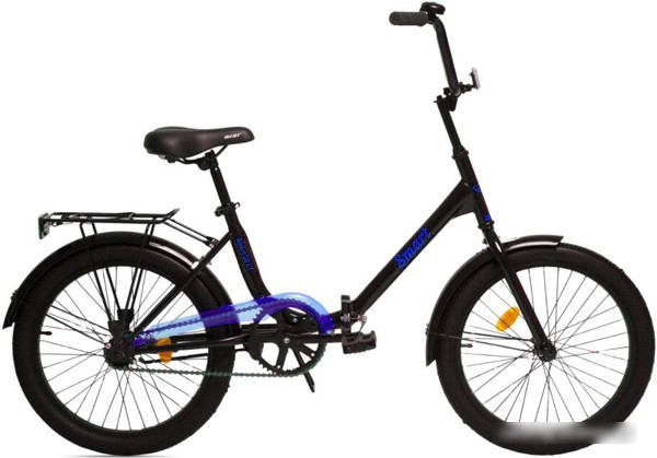 Велосипед AIST Smart 20 1.1 2021 (черный/синий) - фото 1 - id-p210499907