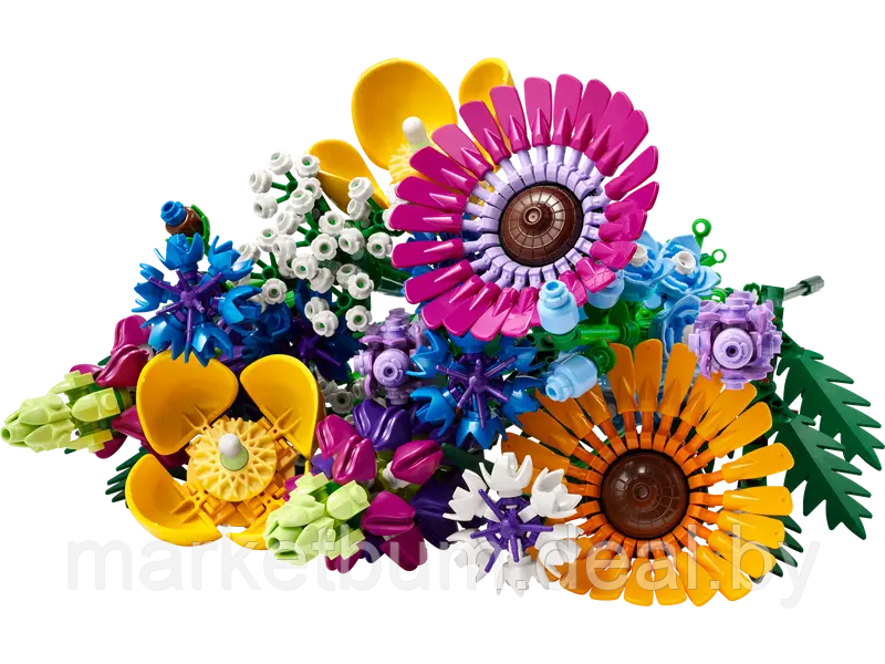 LEGO ICONS 10313, букет из полевых цветов - фото 3 - id-p215367318
