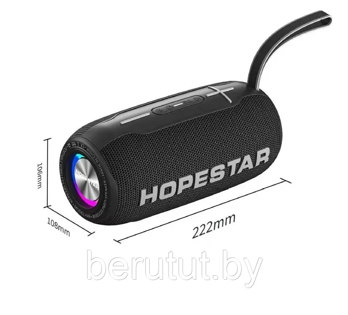 Колонка портативная музыкальная Bluetooth HOPESTAR H49 - фото 7 - id-p215369786