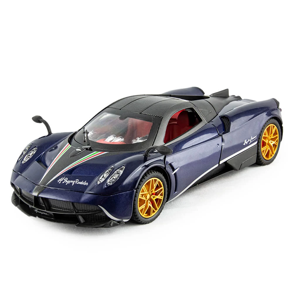 Металлическая модель спорткара Pagani Huayra Roadster, свет, звук