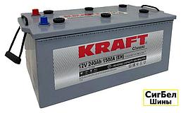 Автомобильный аккумулятор KRAFT Classic 240 (3) евро (240 А·ч)