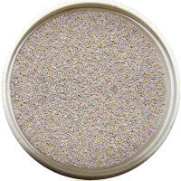 Песок цветной 0,4 мм (кварцевый) светло-серый  1 кг, фото 1