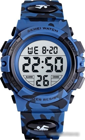 Наручные часы Skmei 1548 (синий камуфляж) - фото 1 - id-p215376052
