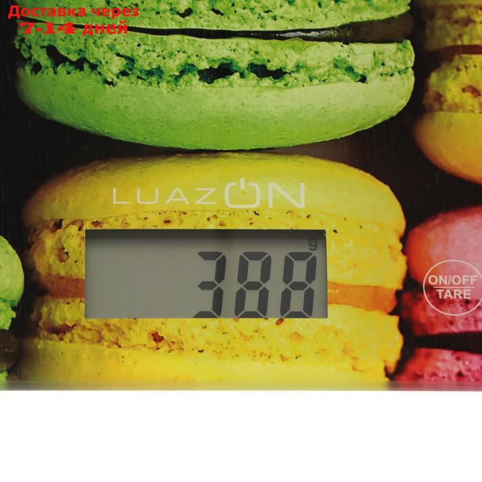 Весы кухонные LuazON LVK-702 "Макаруны", электронные, до 7 кг - фото 6 - id-p215356669