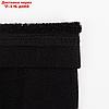 Колготки детские махровые, цвет черный, рост 146-152 см, фото 3