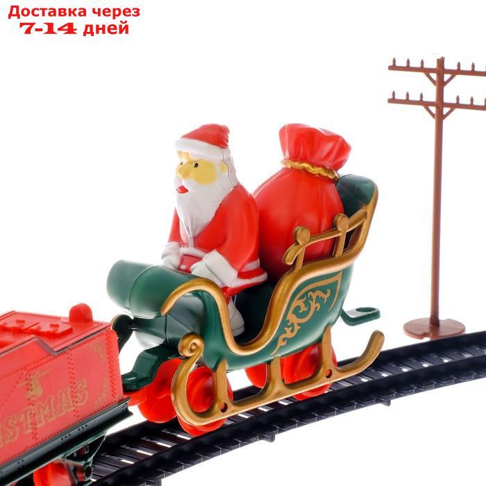 Железная дорога "Новогодний экспресс", работает от батареек - фото 4 - id-p215356727