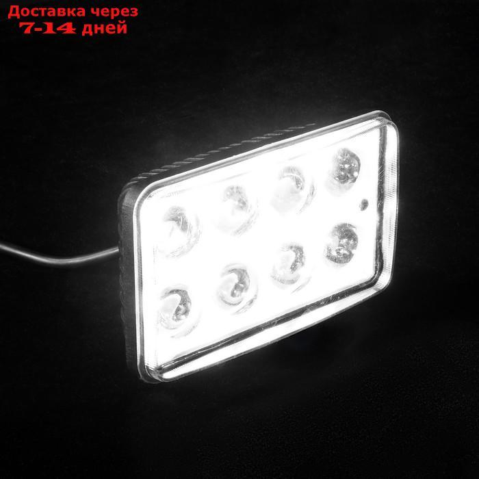 Противотуманная фара TORSO, 8 LED, стекло прозрачное - фото 2 - id-p215361278