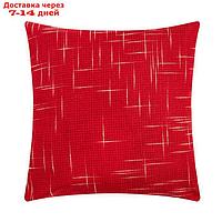 Чехол на подушку Этель "Классика", цв.красный, 43*43 см, 100% п/э
