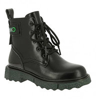 Ботинки TRO_118-1_black-green, KENKA р-р 33,34,35,37