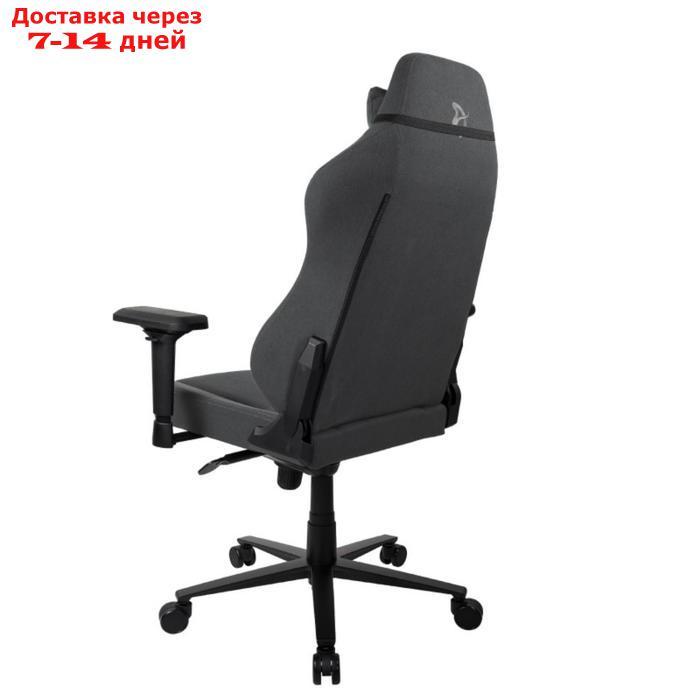 Кресло игровое Arozzi Primo Woven Fabric - Black - Grey logo - фото 4 - id-p215361628