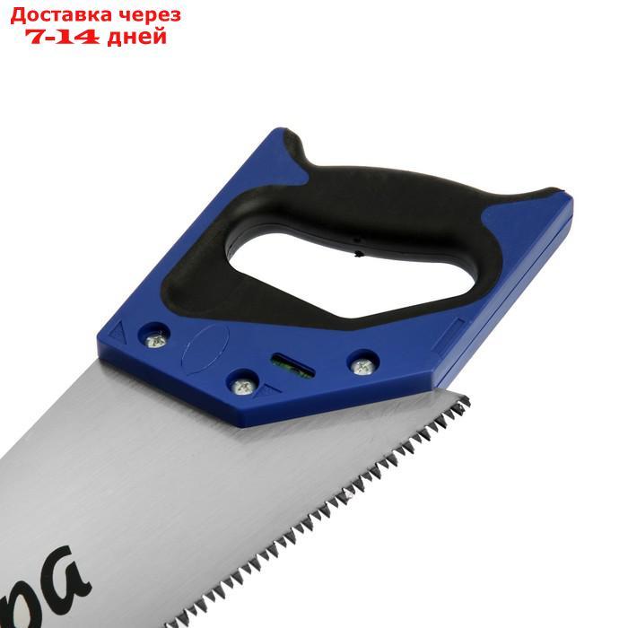 Ножовка по дереву TUNDRA, 2К рукоятка, 3D заточка, каленый зуб, 7-8 TPI, 400 мм - фото 4 - id-p215361721